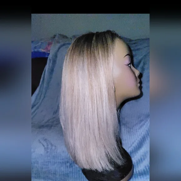 Blonde HUMAN Hair Wig by Uniwigs - Picture 4 of 16